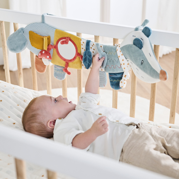 Peluche d'activités 70cm felix le blaireau Nattou