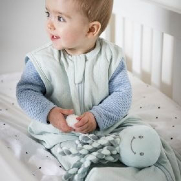 Peluche poulpe musical vert de gris - menthe Nattou