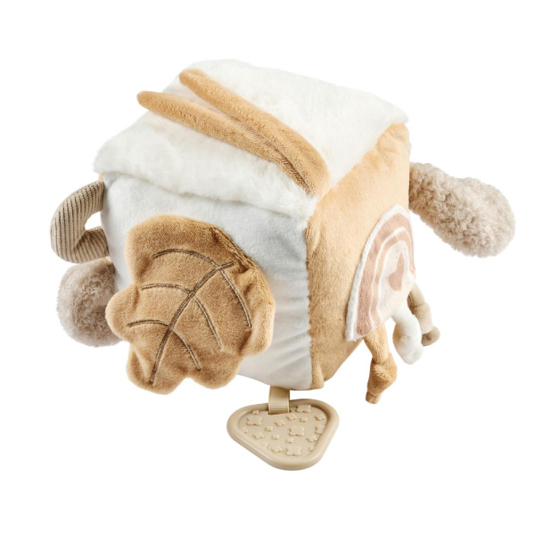 Cube d'activités beige sable lapidou Nattou