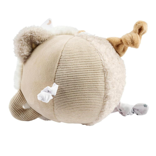 Balle d'éveil velours beige sable lapidou Nattou