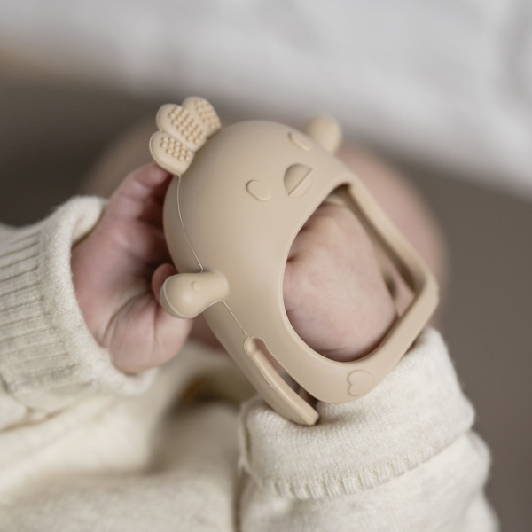 Moufle de dentition en silicone argile Nattou