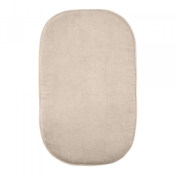 Matelas à langer en mousse softy taupe + coussin en éponge pour matelas à langer taupe Nattou