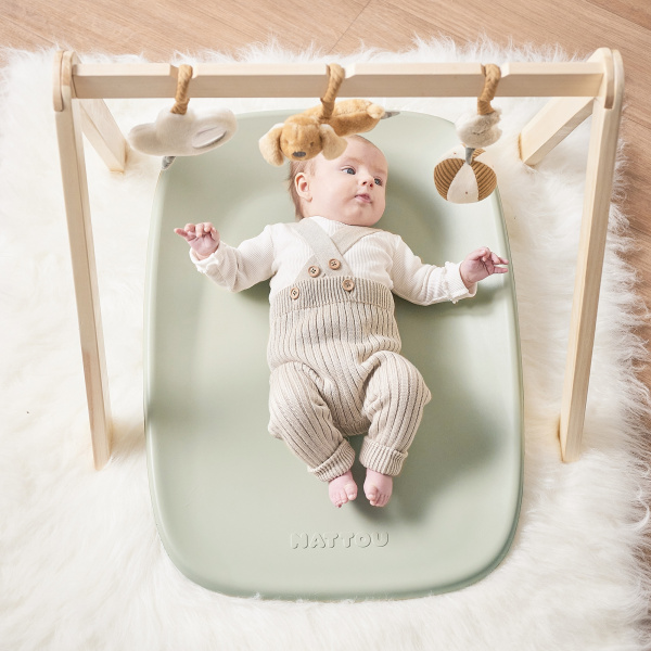 Matelas à langer en mousse softy beige Nattou