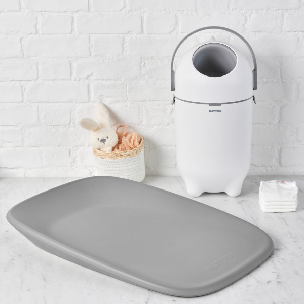 Poubelle à couches dropy blanc Nattou