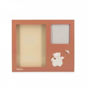 Cadre à souvenirs photo et empreinte enfant terracotta Kaloo
