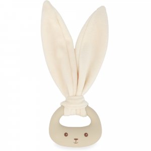 Anneau de dentition lapin en silicone crème Kaloo