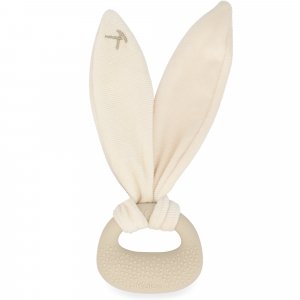 Anneau de dentition lapin en silicone crème Kaloo