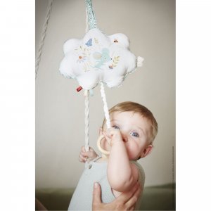 Coussin musical souris verte15 cm Kaloo