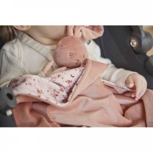 Couverture doudou lapin 80 x 70 cm terracotta Kaloo