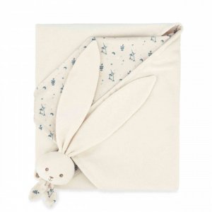 Couverture doudou lapin 80 x 70 cm crème Kaloo