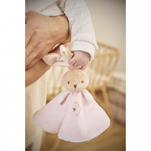 Doudou rond lapin rose Kaloo