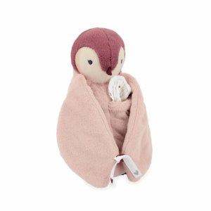 Peluche à bisous pingouin rose Kaloo