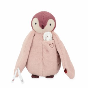 Peluche à bisous pingouin rose Kaloo