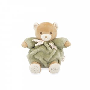 Peluche ours patapouf 17 cm vert Kaloo