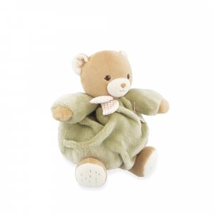 Peluche ours patapouf 17 cm vert Kaloo