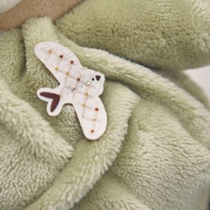 Peluche ours patapouf 17 cm vert Kaloo