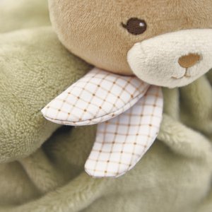 Peluche ours patapouf 17 cm vert Kaloo