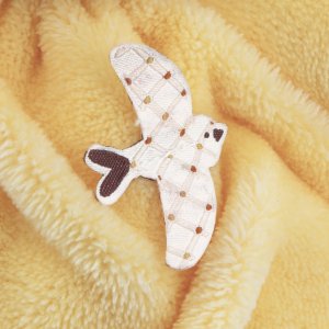 Peluche lapin patapouf 17 cm jaune Kaloo