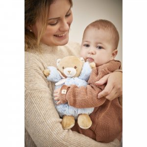 Peluche ours patapouf 17 cm bleu Kaloo