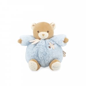 Peluche ours patapouf 17 cm bleu Kaloo