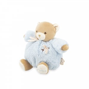Peluche ours patapouf 17 cm bleu Kaloo