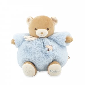 Peluche ours patapouf 25 cm bleu Kaloo