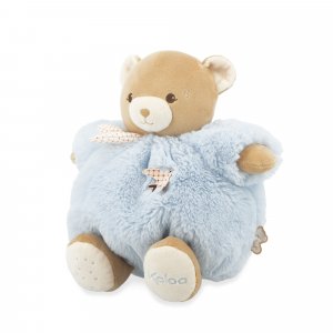 Peluche ours patapouf 25 cm bleu Kaloo