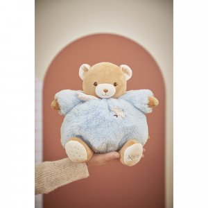 Peluche ours patapouf 25 cm bleu Kaloo