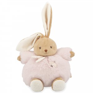 Peluche lapin patapouf 25 cm rose Kaloo