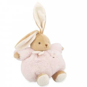 Peluche lapin patapouf 25 cm rose Kaloo