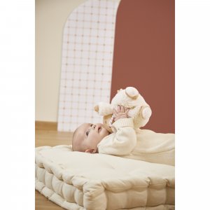 Peluche lapin patapouf musical 17 cm crème Kaloo