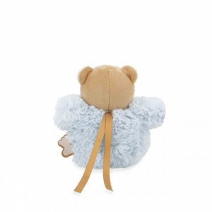 Petite peluche pompon ours bleu Kaloo