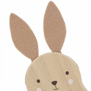 Hochet sonore en bois lapin Kaloo
