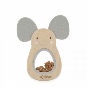 Hochet sonore en bois elephant Kaloo