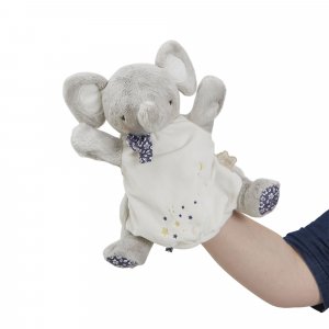 Doudou marionnette petit eléphant 24 cm Kaloo