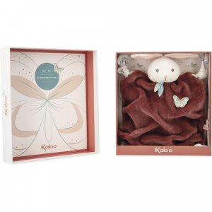 Doudou plat plume lapin cannelle 26 cm Kaloo