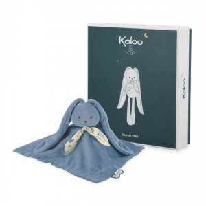 Doudou lapin lapinoo bleu horizon Kaloo