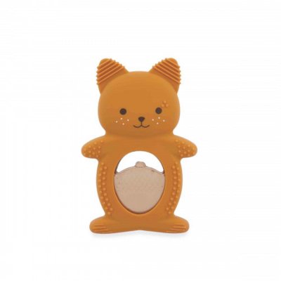 Lot de 2 anneaux de dentition et réfrigérant ecureuil