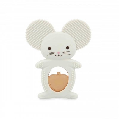 Lot de 2 anneaux de dentition et réfrigérant souris