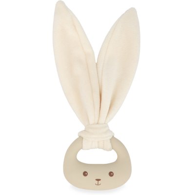 Anneau de dentition lapin en silicone crème