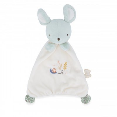 Coffret naissance doudou et collier bola souris