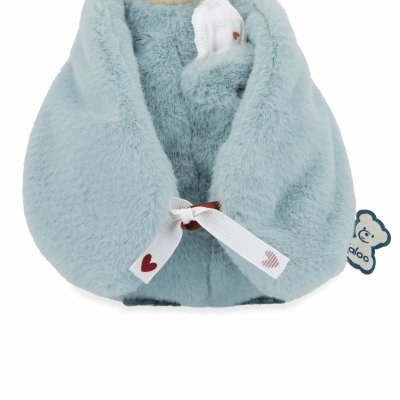 Peluche à bisous pingouin vert