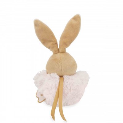 Petite peluche pompon lapin rose