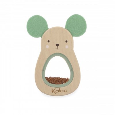 Hochet sonore en bois souris