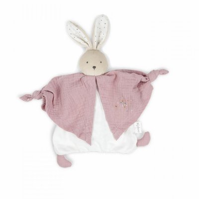 KALOO Doudou coton bio lapin rose