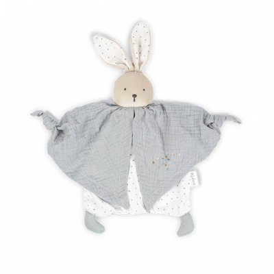 KALOO Doudou coton bio lapin gris