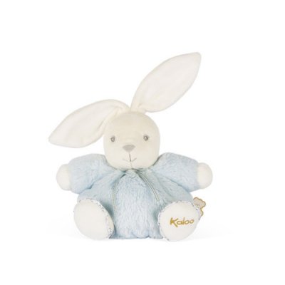 Doudou patapouf perle lapinou bleu 18 cm