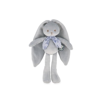 Doudou lapinoo 25 cm bleu