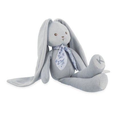 Doudou lapinoo 35 cm bleu