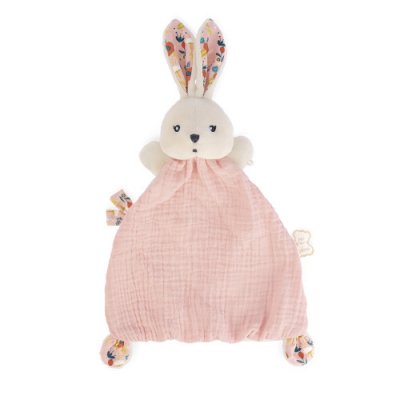 KALOO Doudou lapin coquelicot